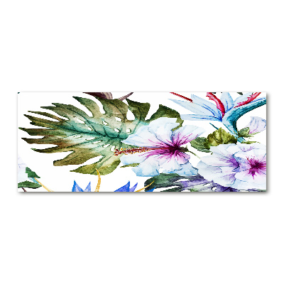 Acrylglas-Druck Hawaiianische Blumen