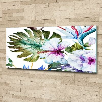 Acrylglas-Druck Hawaiianische Blumen