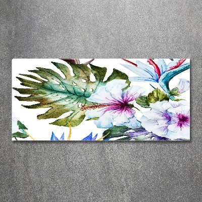 Acrylglas-Druck Hawaiianische Blumen