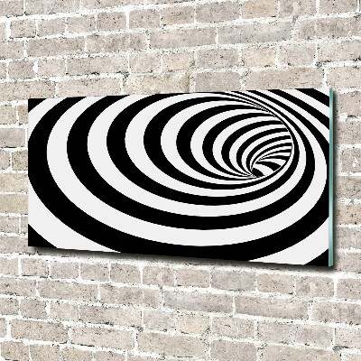 Foto auf Acryl Gestreifte Spirale