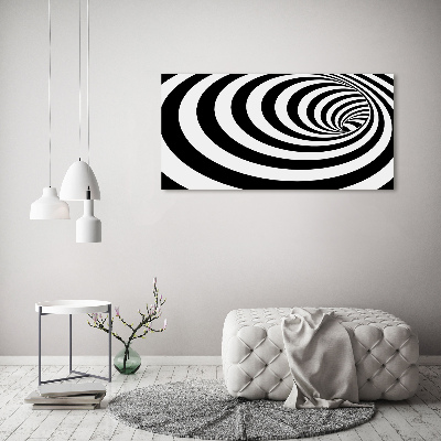 Foto auf Acryl Gestreifte Spirale