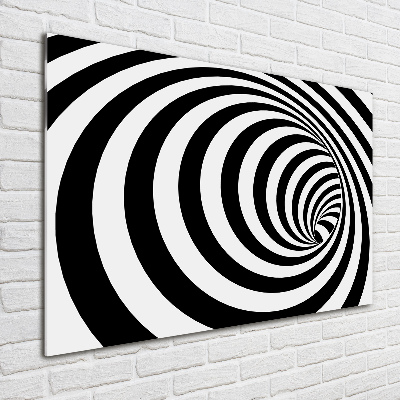 Foto auf Acryl Gestreifte Spirale
