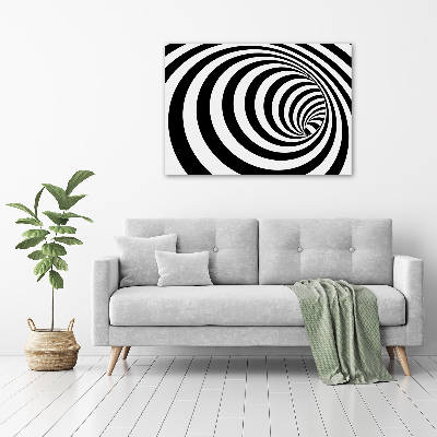 Foto auf Acryl Gestreifte Spirale