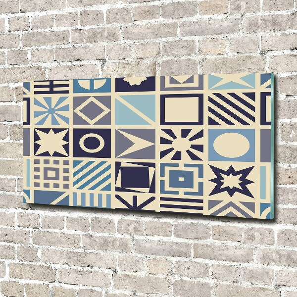 Acrylglas-Druck Geometrischer Hintergrund