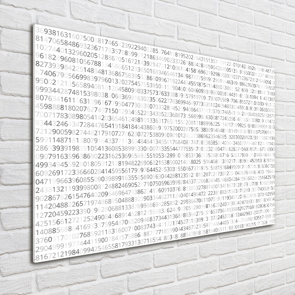 Bild auf Acrylglas Binärcode