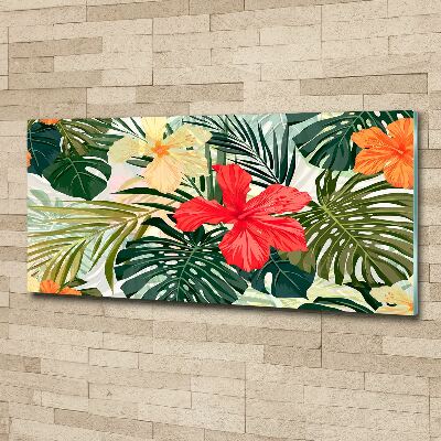 Bild auf Acrylglas Hawaiianische Blumen