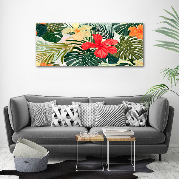 Bild auf Acrylglas Hawaiianische Blumen