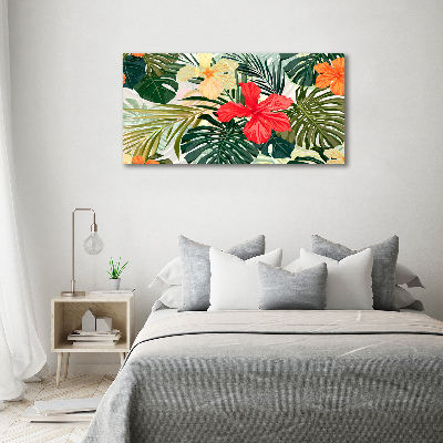 Bild auf Acrylglas Hawaiianische Blumen