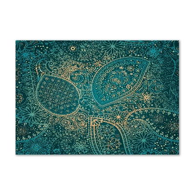 Acrylglas-Druck Ornamenthintergrund