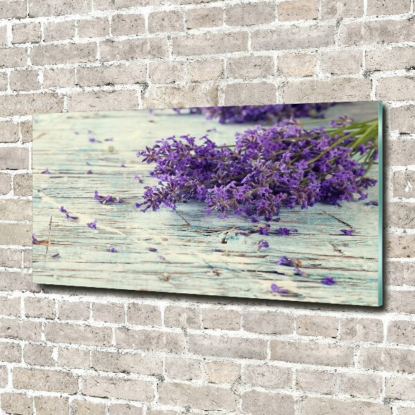 Acrylglas-Druck Lavendel