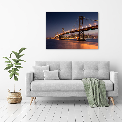 Foto auf Acryl San Francisco Brücke