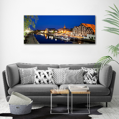 Bild auf Acrylglas Bydgoszcz bei Nacht