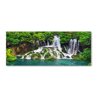 Acrylbild Fotodruck Wasserfall in den Bergen