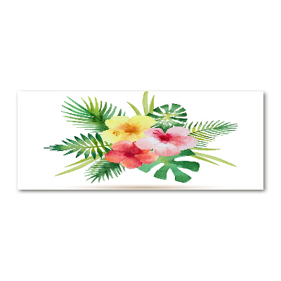 Acrylglas-Druck Hawaiianische Blumen