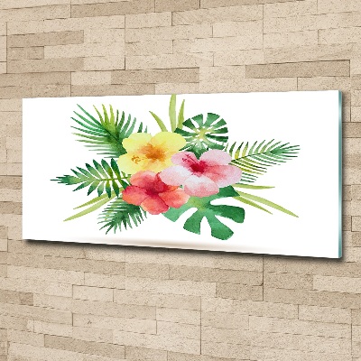 Acrylglas-Druck Hawaiianische Blumen