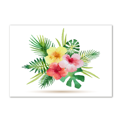 Acrylglas-Druck Hawaiianische Blumen