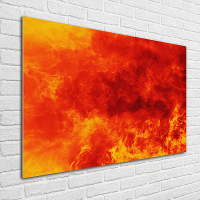 Acrylglas-Druck Flammen