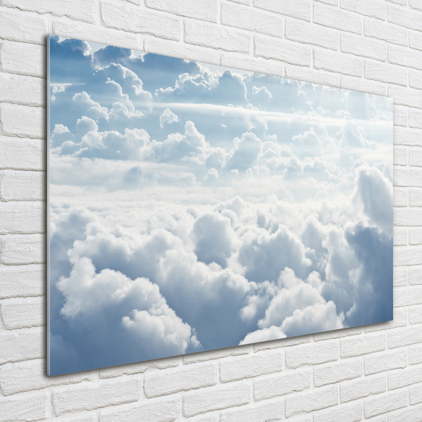 Acrylglas-Druck Wolken aus der Vogelperspektive