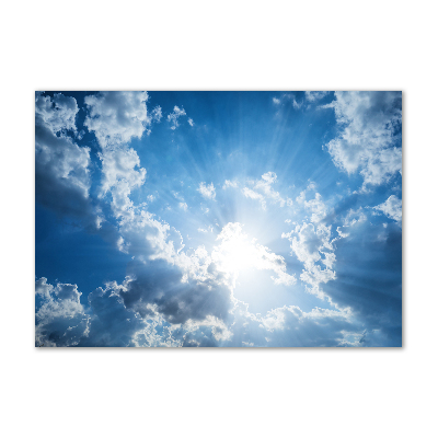 Acrylbild Fotodruck Wolken am Himmel