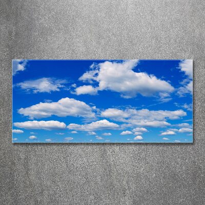 Acrylglas-Druck Wolken am Himmel