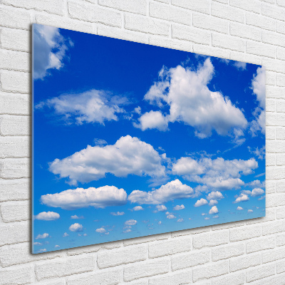 Acrylglas-Druck Wolken am Himmel