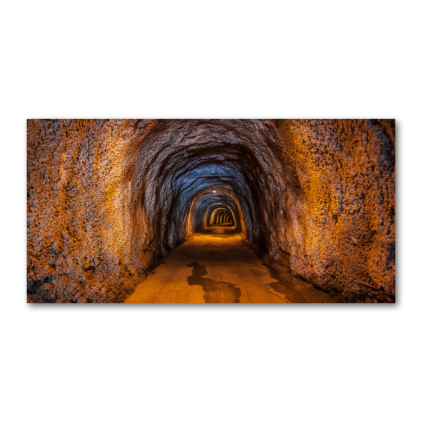 Foto auf Acryl Unterirdischer Tunnel