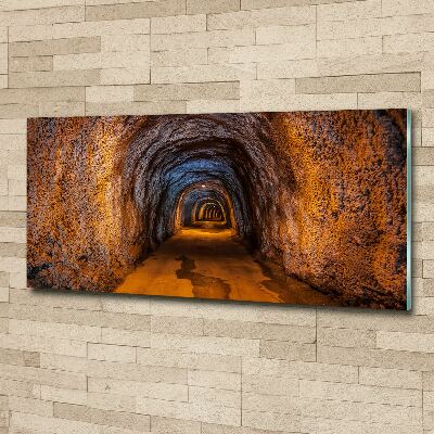 Foto auf Acryl Unterirdischer Tunnel