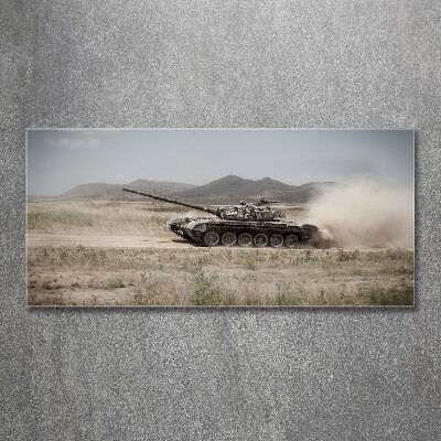 Foto auf Acryl Panzer in der Wüste