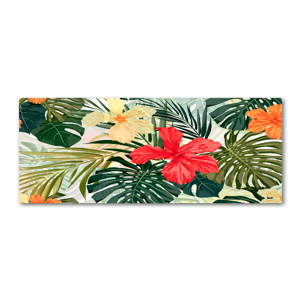 Acrylglas-Druck Hawaiianische Blumen