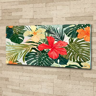 Acrylglas-Druck Hawaiianische Blumen