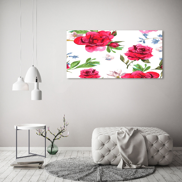 Bild auf Acrylglas Rote Rosen