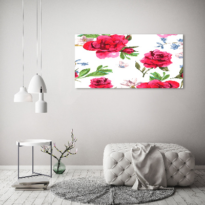 Bild auf Acrylglas Rote Rosen