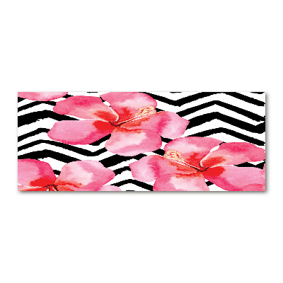 Acrylbild Fotodruck Hawaiianische Blumen