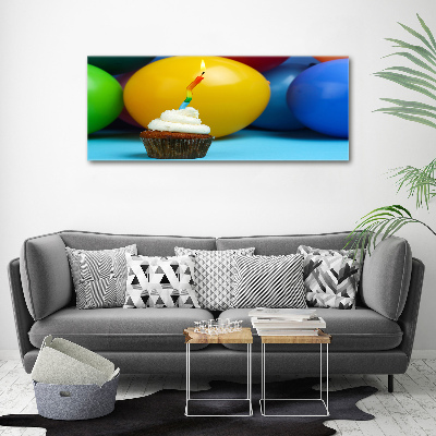 Bild auf Acrylglas Geburtstagscupcake