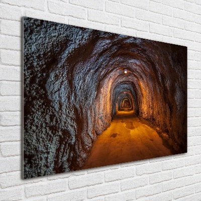 Foto auf Acryl Unterirdischer Tunnel