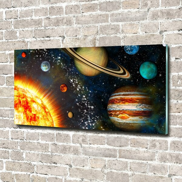 Acrylbild Fotodruck Sonnensystem
