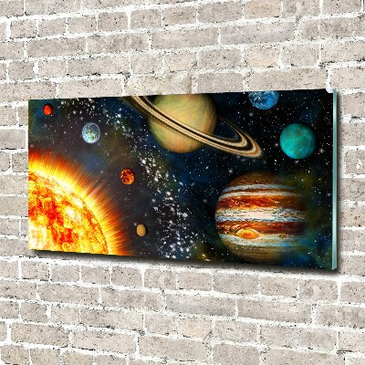 Acrylbild Fotodruck Sonnensystem