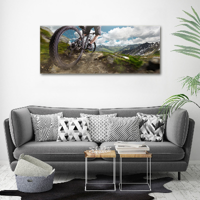 Bild auf Acrylglas Mountainbiken