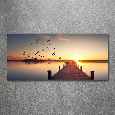 Bild auf Acrylglas Sonnenuntergang