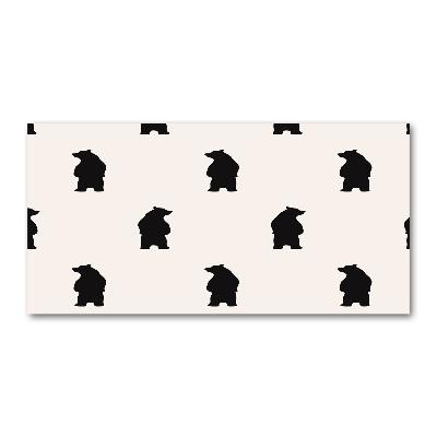 Bild auf Acrylglas Bären