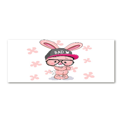Acrylglas-Druck Kaninchen im Hut