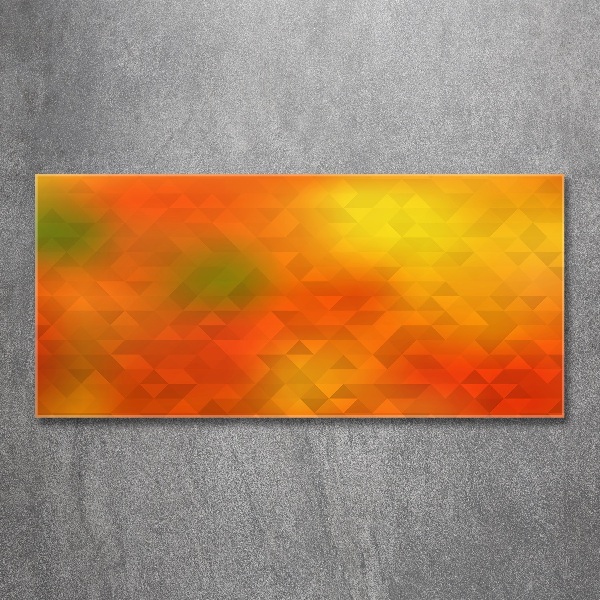 Bild auf Acrylglas Abstrakte Dreiecke