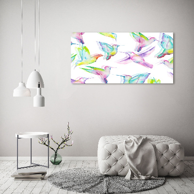 Acrylbild Fotodruck Kolibris
