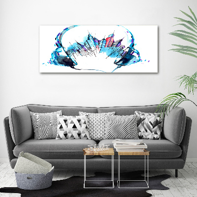 Bild auf Acrylglas Geräusche der Stadt