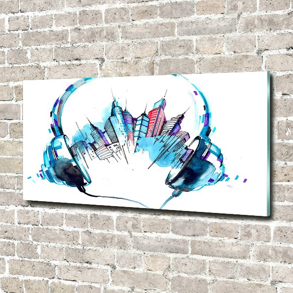 Bild auf Acrylglas Geräusche der Stadt