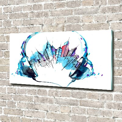 Bild auf Acrylglas Geräusche der Stadt