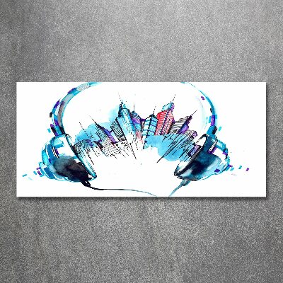 Bild auf Acrylglas Geräusche der Stadt