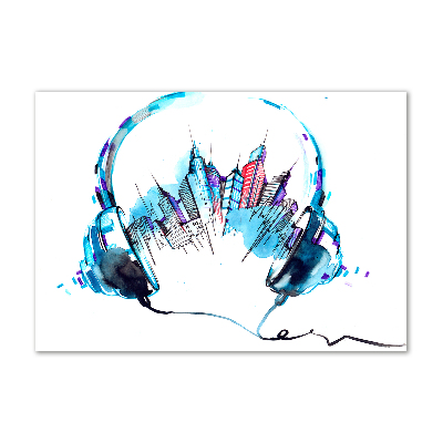 Bild auf Acrylglas Geräusche der Stadt