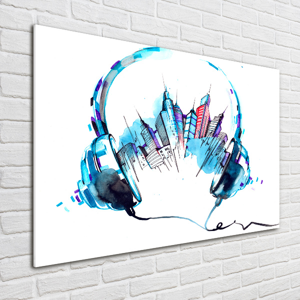 Bild auf Acrylglas Geräusche der Stadt