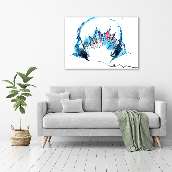 Bild auf Acrylglas Geräusche der Stadt